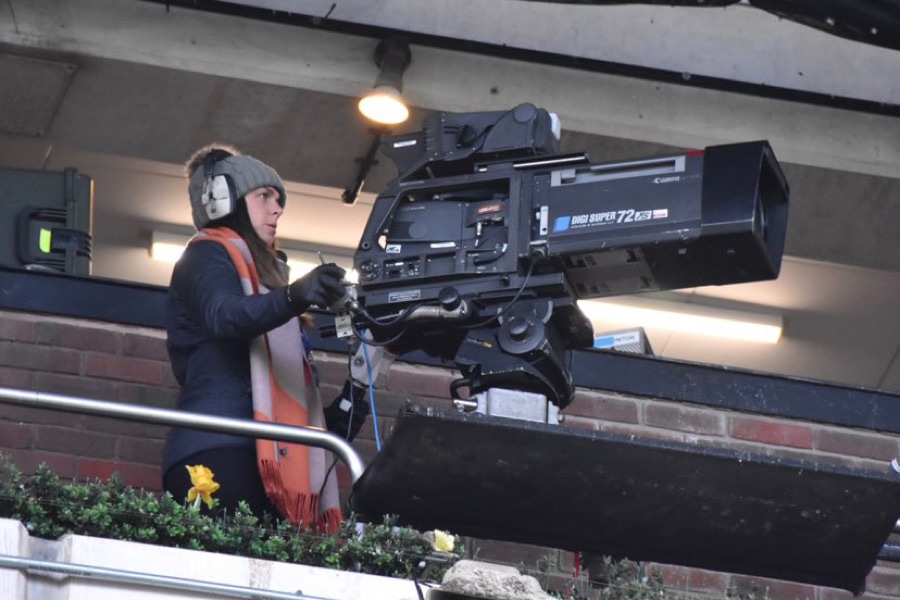 Television camera work by Kerren Marshall, Behind The Lens Ltd